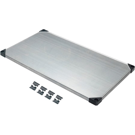 Nexel S2442SZ Solid Galvanized Shelf 42inW x 24inD B2391955